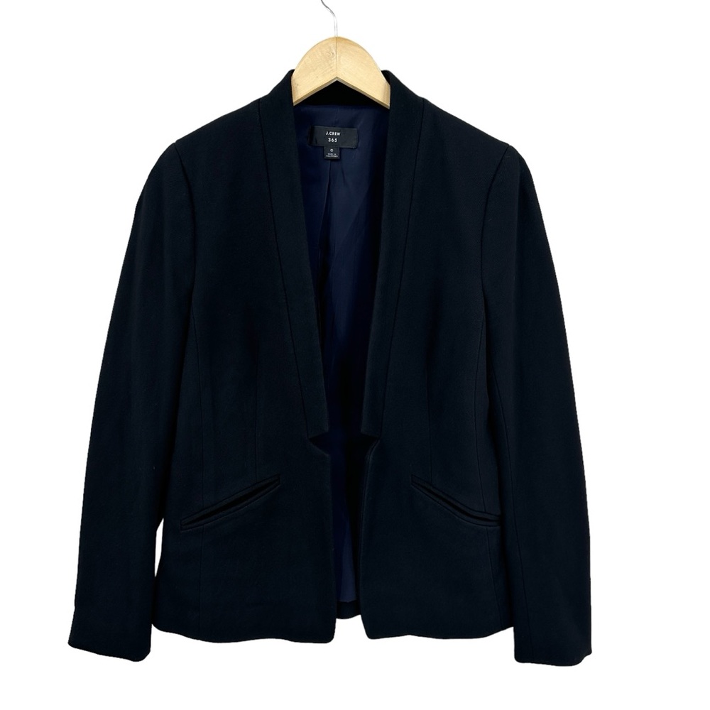 J. CREW 365 Blazer Jacket Going Out Stretch Black